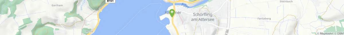Kartendarstellung des Standorts für See-Apotheke in 4861 Schörfling am Attersee